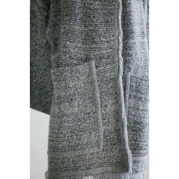 Chloé Thick Knit Boho Lagen Look LArge Toggle Button Massive Pockets Sweater L - Picture 6 of 12